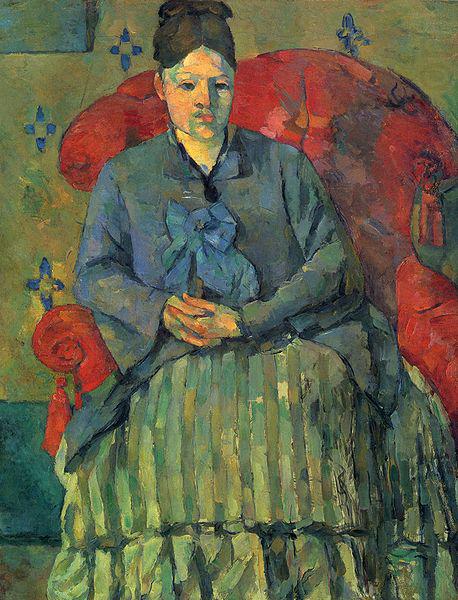 Paul Cezanne Madame Cezanne dans un fauteuil rouge china oil painting image